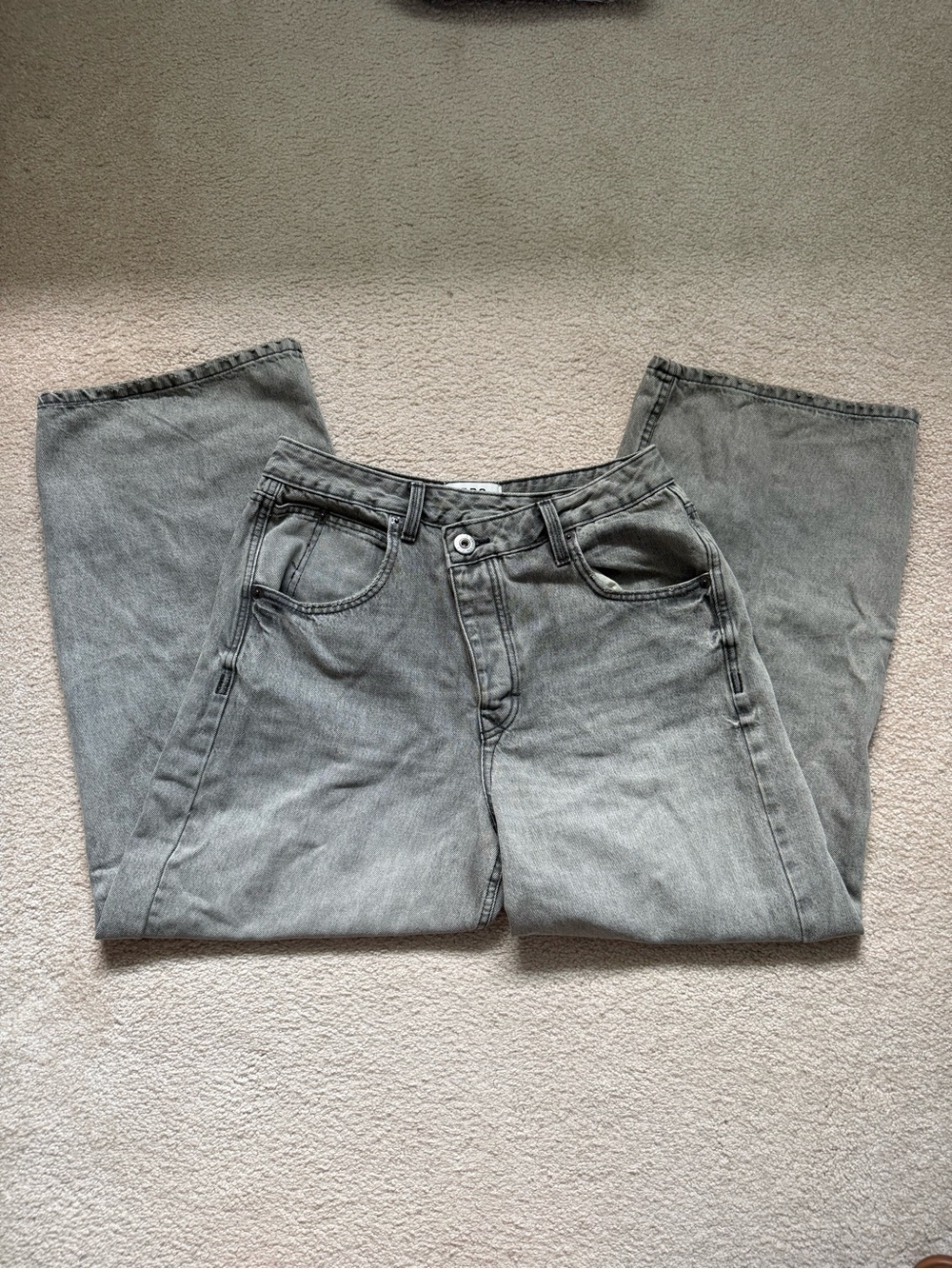 BDG Wide Leg High-Rise Women’s Jeans — Grey - Picture 2 of 5